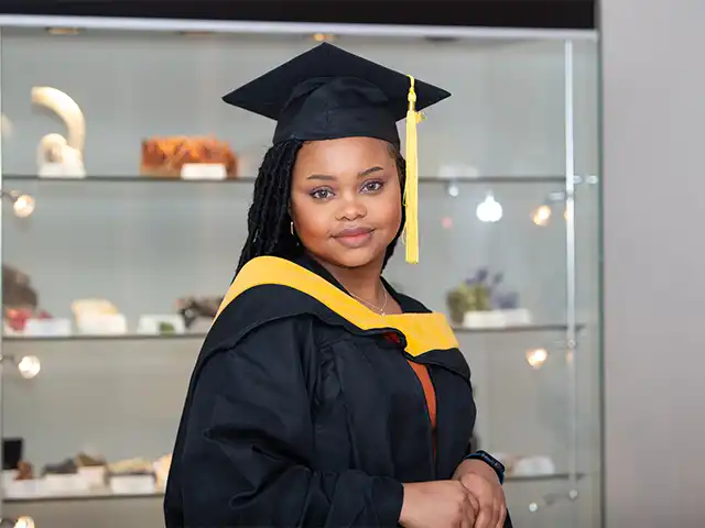 Graduate Student in Regalia