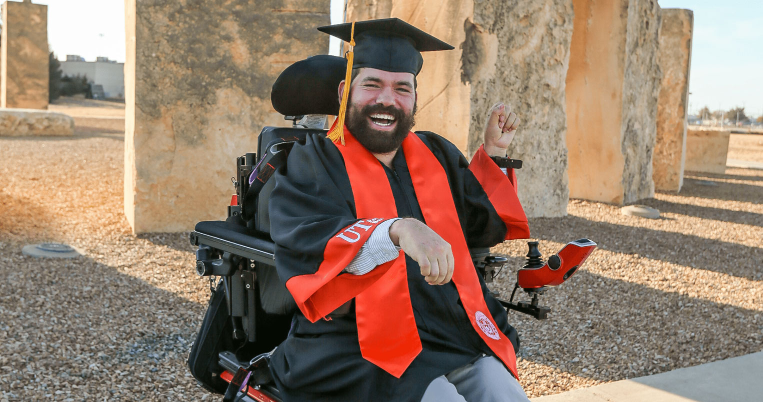 Photo of graduating student