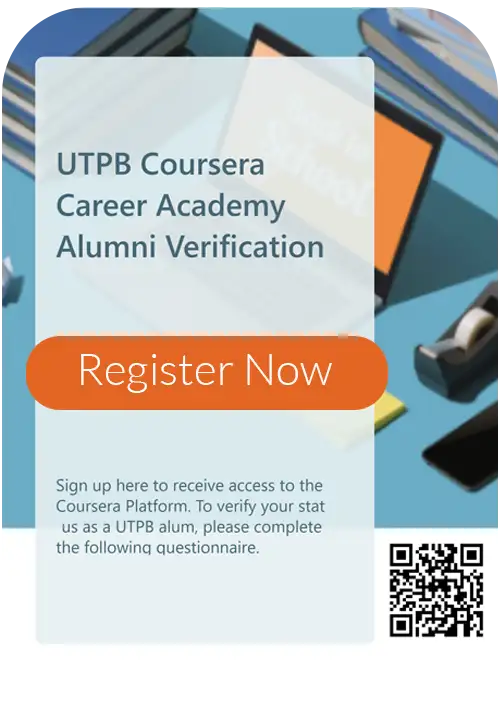 QR to register for Coursera - active link attached