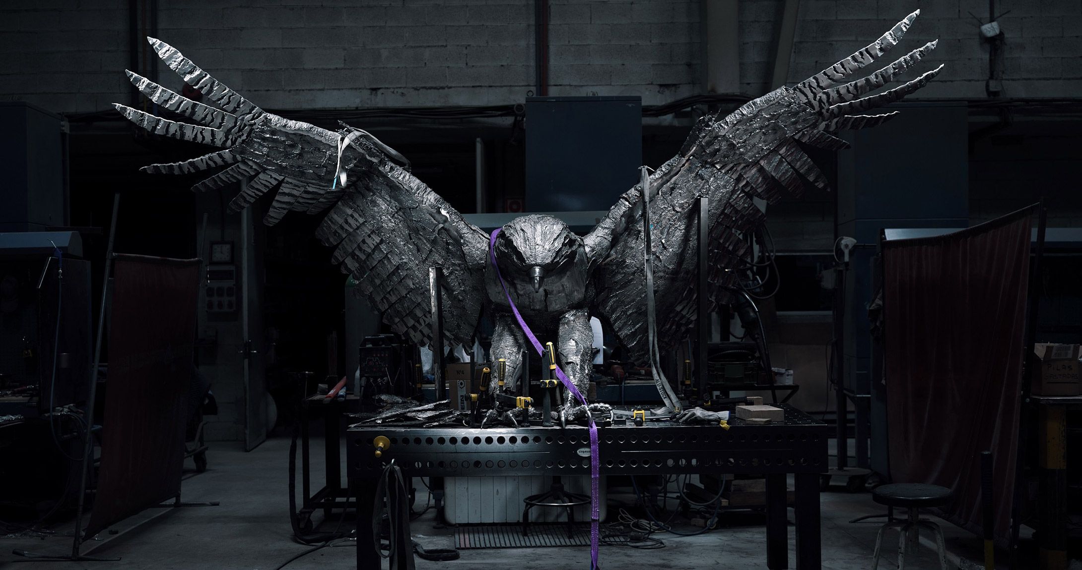 New Falcon Sculpture: Fiona Falcon