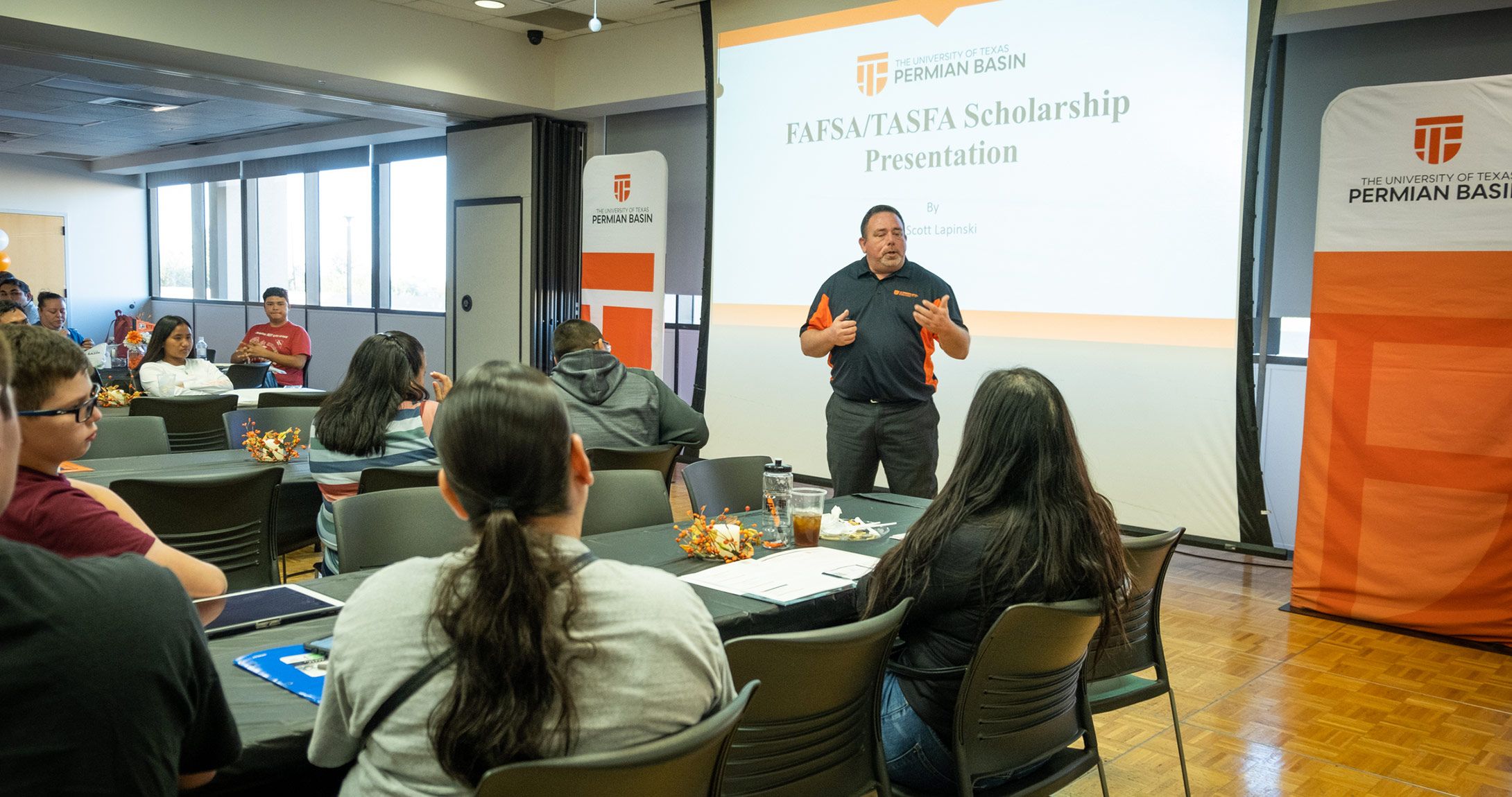 Scott Lapinski doing a presentation