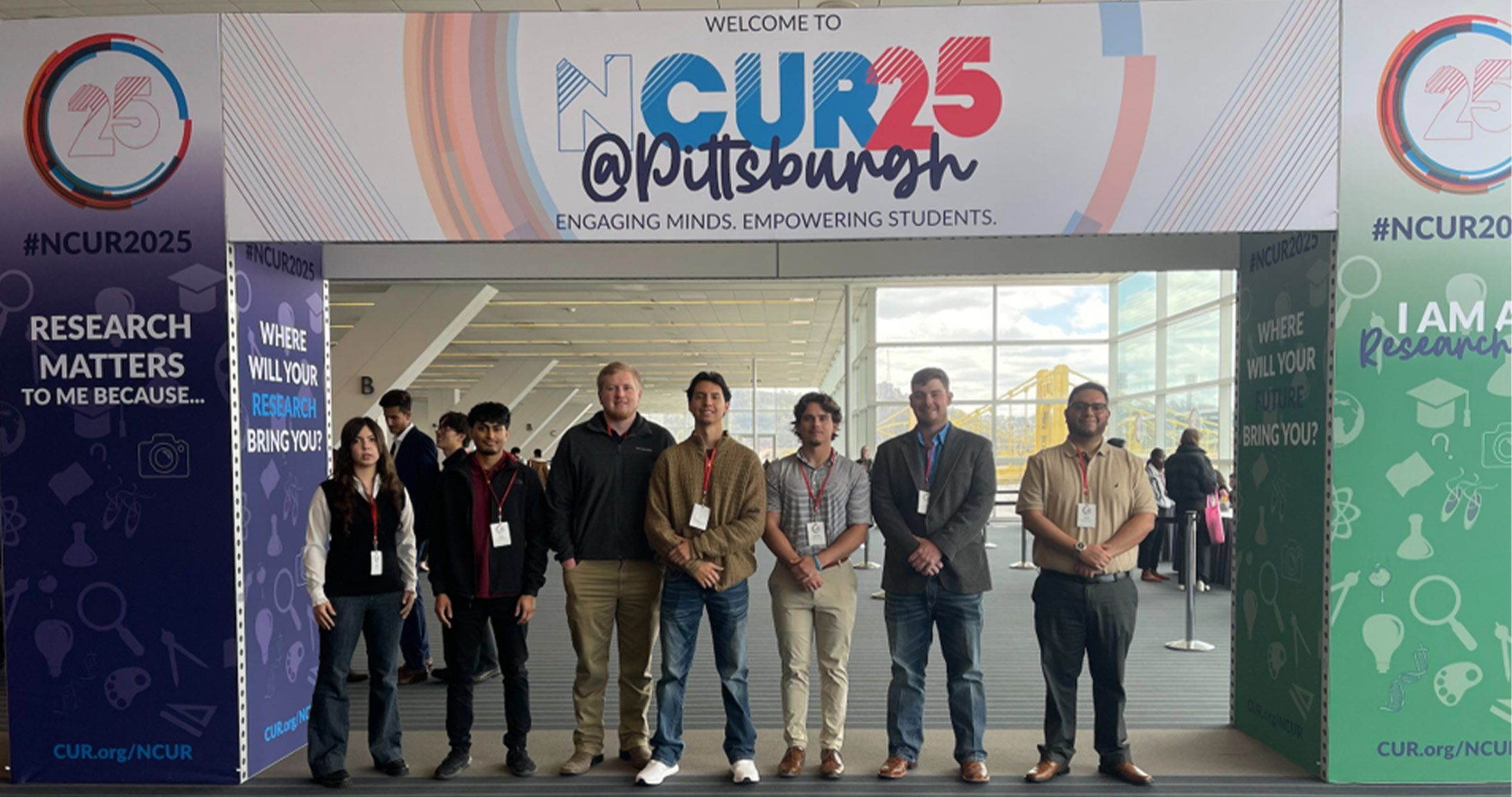 mechanical engineering students visit nationwide conference