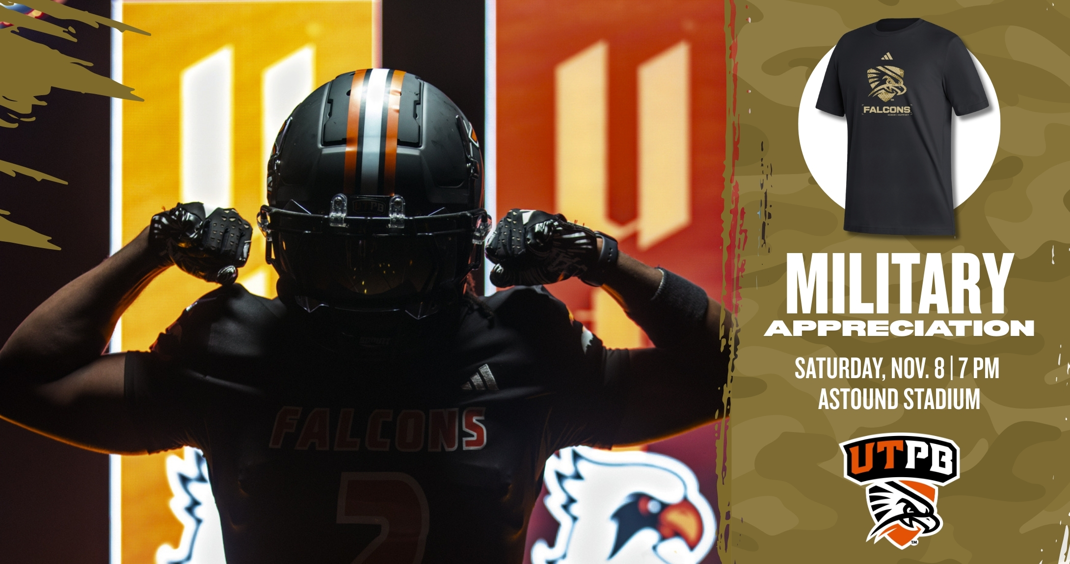 军事升值 Saturday 11/08 7PM Astound Stadium