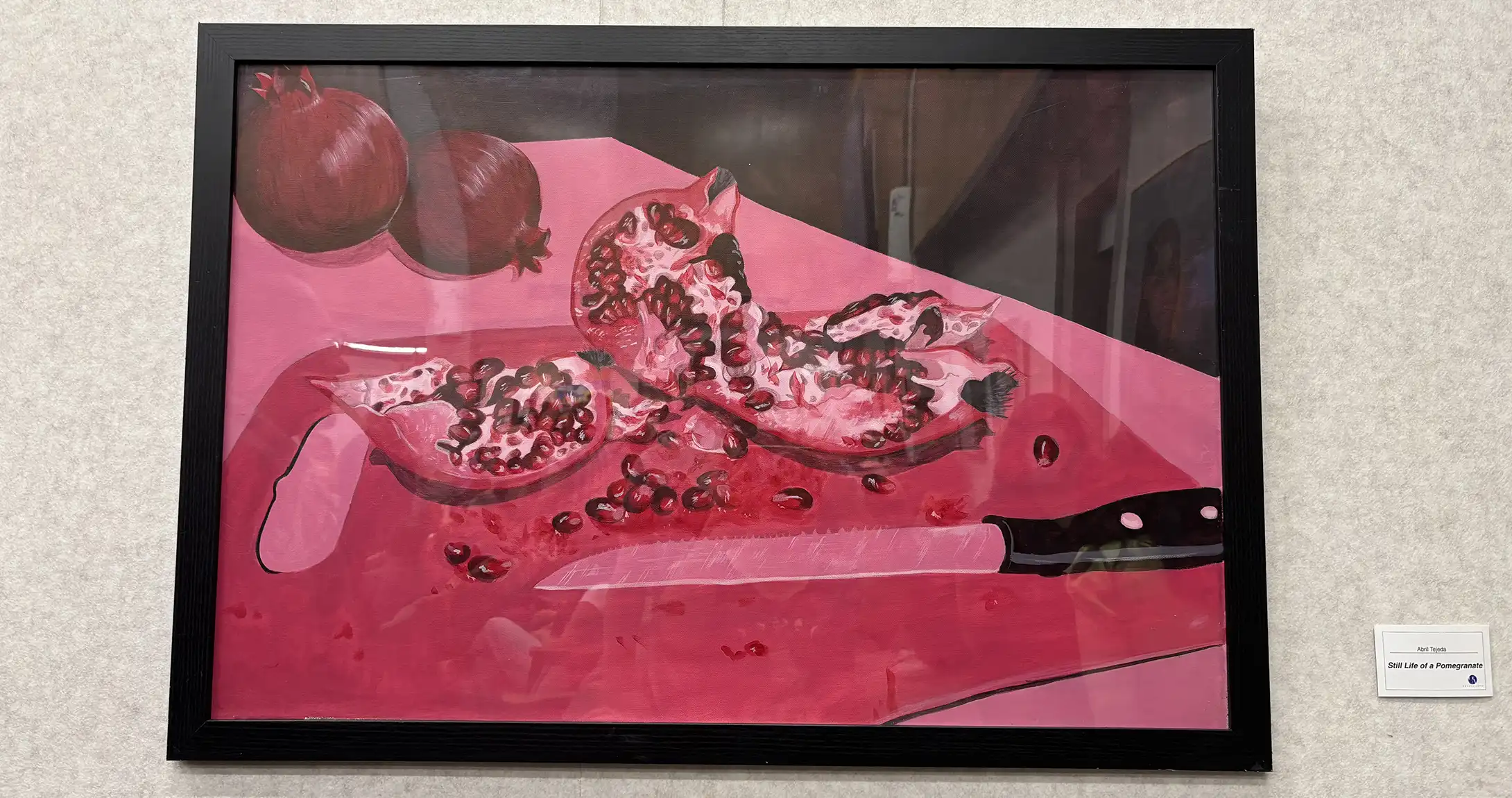 澳门博彩官网 student pomegranate painting