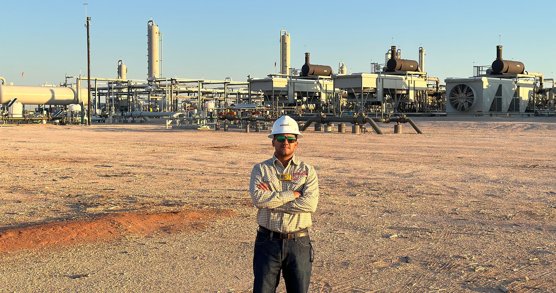 Rafael Sanchez in field posing