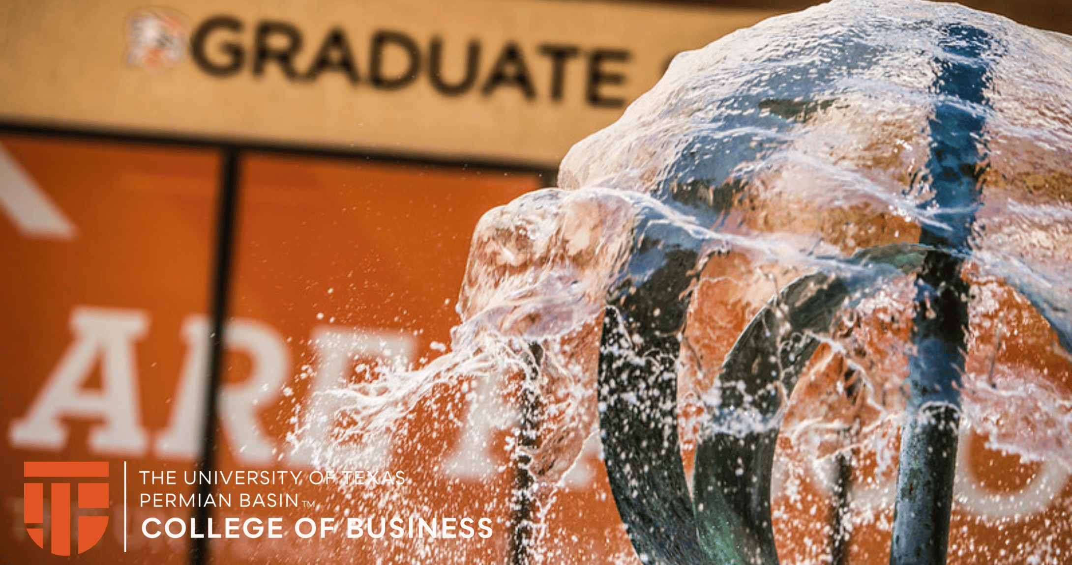 fountain outside of graduate studies office