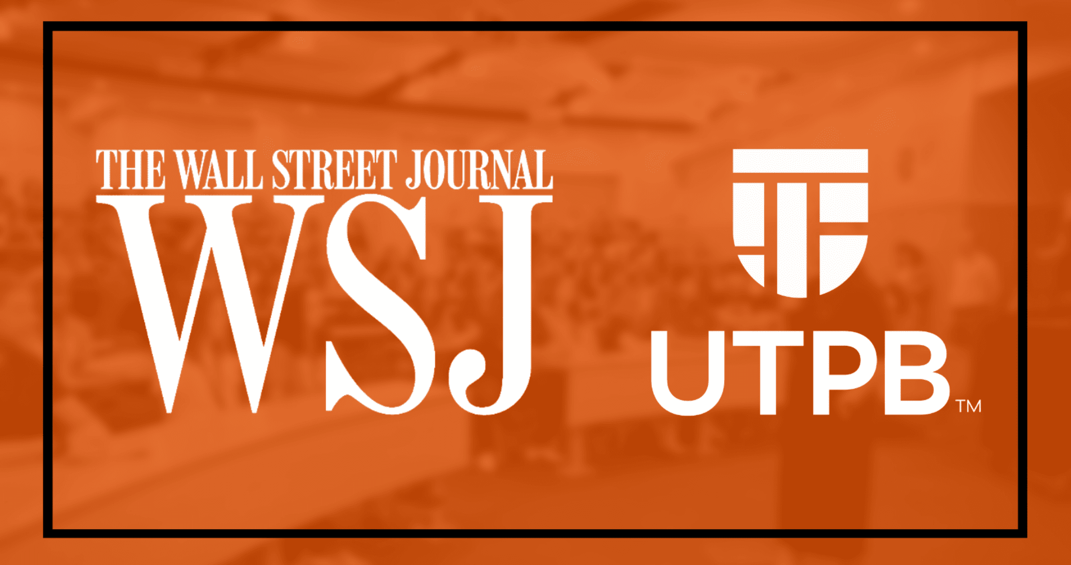 WSJ and 澳门博彩官网 logo on orange background
