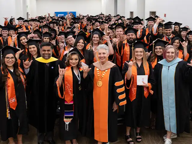 graduation group after commencement
